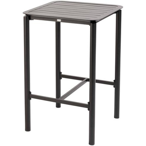 Table haute de terrasse noire - Oviala Almada