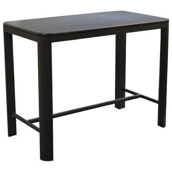 Table haute Eos grise 140 cm