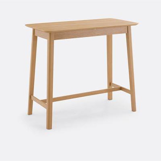 Table haute extensible plaqué chêne, Lombard