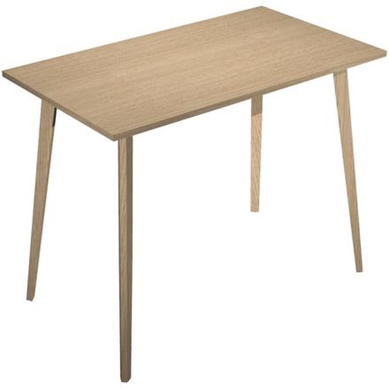 Table haute Halden - L.140 x H.110 x P.80 cm - Plateau Chêne - Pieds bois Chêne