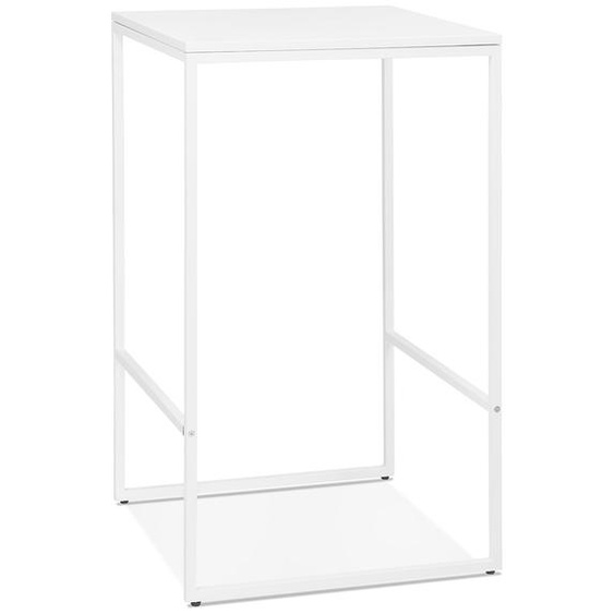 Table haute style industriel ORTOS blanche idéale pour les professionnels