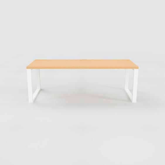 Table - Hêtre, design, plateau de table raffiné - 220 x 75 x 90 cm, personnalisable