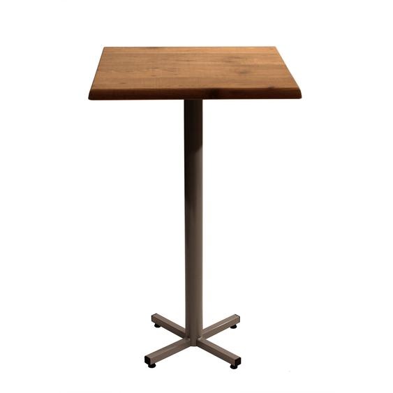 Table mange-debout Coffee carrée L.70 x P.70 x H.115 cm - Plateau Colorado – Pied central Aluminium