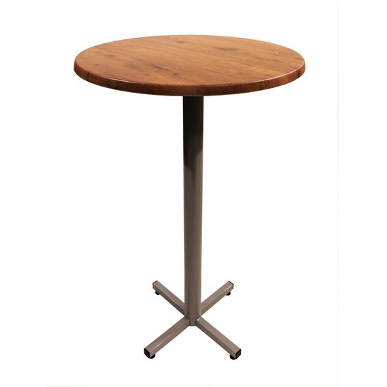 Table mange-debout Coffee ronde Ø.70 x H.115 cm - Plateau Colorado – Pied central Aluminium