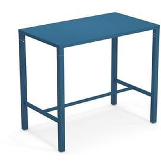 Table mange-debout Nova rectangulaire - 120 x 70 cm - bleu
