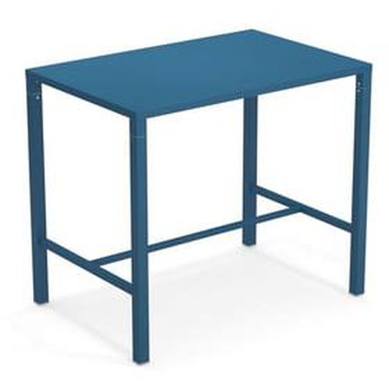Table mange-debout Nova rectangulaire - 120 x 80 cm - bleu