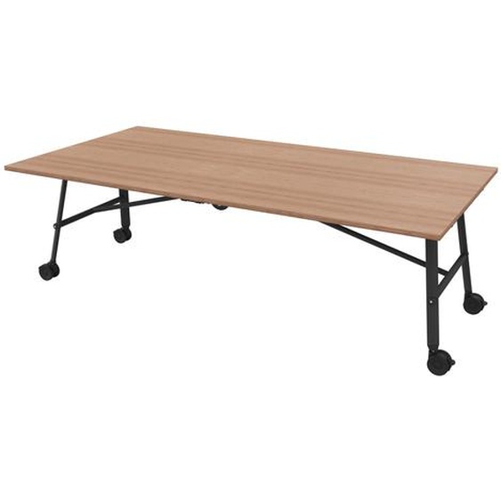 Table mobile plateau rabattable Serenity 240 x 120 cm Noyer – Pied Noir