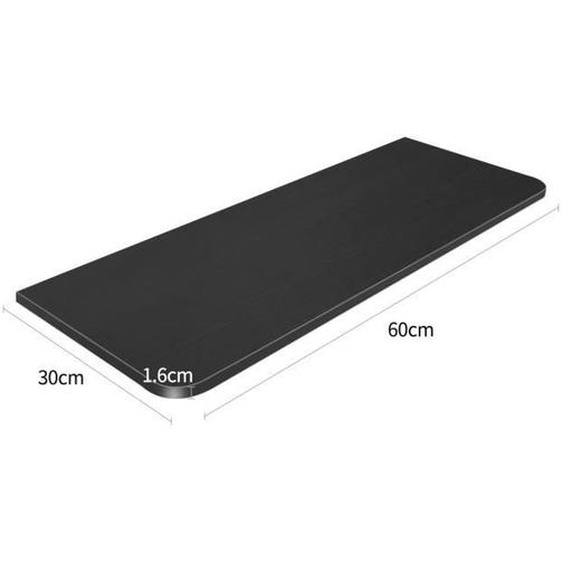Table Murale B.LIVEM - Noir - 60x30cm - Pliable - Charge 20-30kg