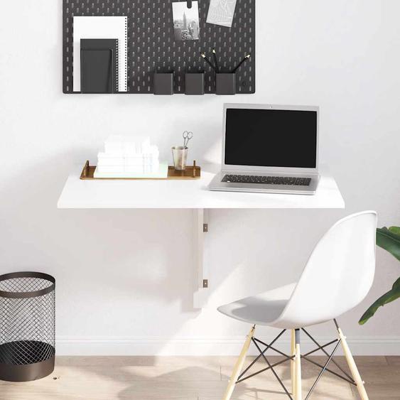 Table murale rabattable Blanc 100x60 cm