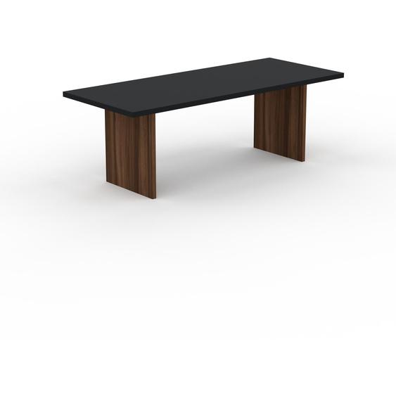 Table - Noir, design, plateau de table raffiné - 220 x 75 x 90 cm, personnalisable