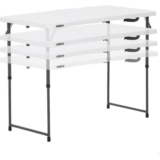 Table Piable Lifetime Blanc 122 x 91,5 x 61 cm Acier HDPE