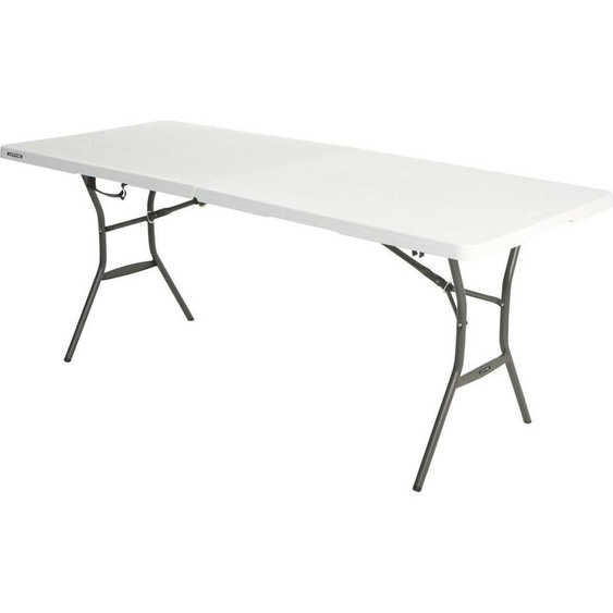 Table Piable Lifetime Blanc 185 x 74 x 76 cm Acier Plastique