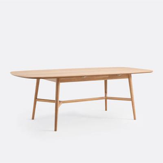 Table plaqué chêne, jusquà 8 couverts Yvan
