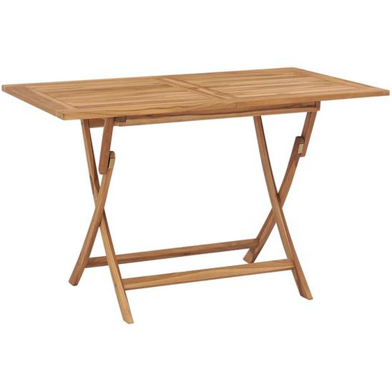 Table pliable de jardin 120x70x75 cm Bois de teck solide