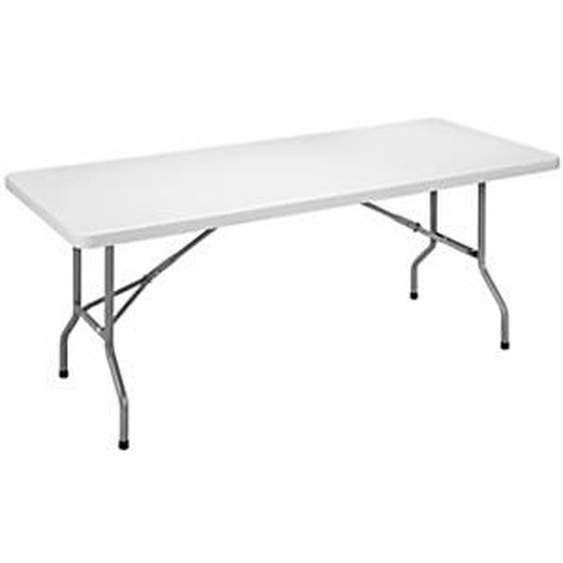 Table pliante polyéthylène rectangle L.182 x P.76 cm - Gris