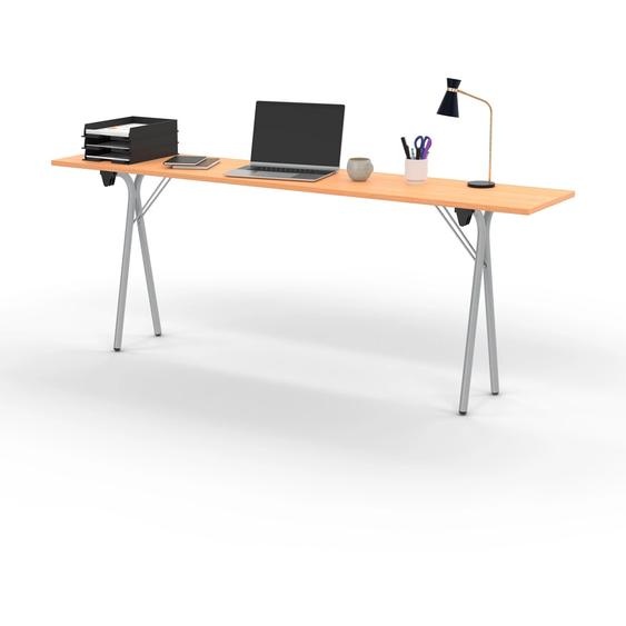 Table pliante Séminaire 3 places - Hêtre/Aluminium