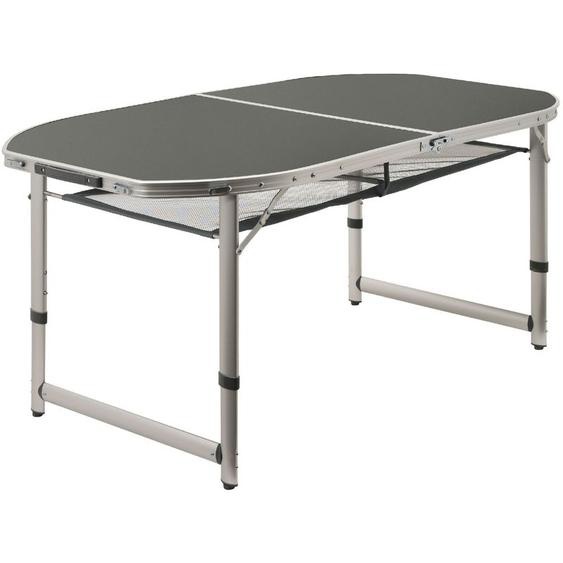 Table pour camping en aluminium pour 6 personnes 150 x 80 cm pliable et à hauteur réglable table pliable en aluminium pour les camping, jardins et