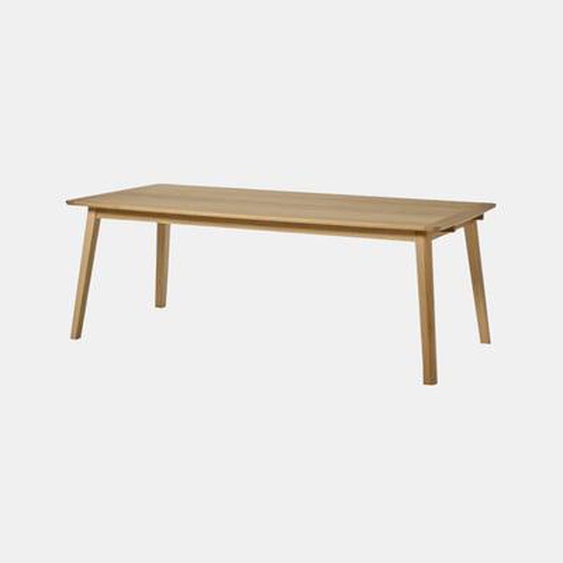 Table à manger rectangulaire bois avec  rallonges en option Adèle