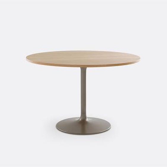 Table ronde 4/6 couverts pied tulipe, Liliace