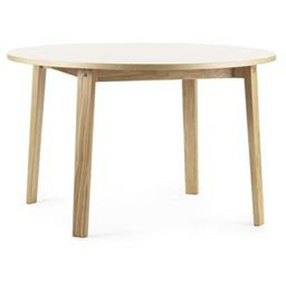 Table Slice Linoléum - noir - Ø120 cm