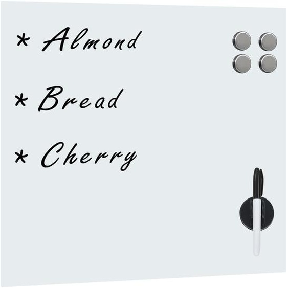 Tableau noir magnétique mural Verre 60x60 cm