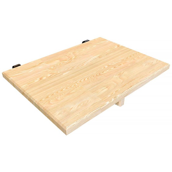 Table de chevet suspendue en bois avec crochets