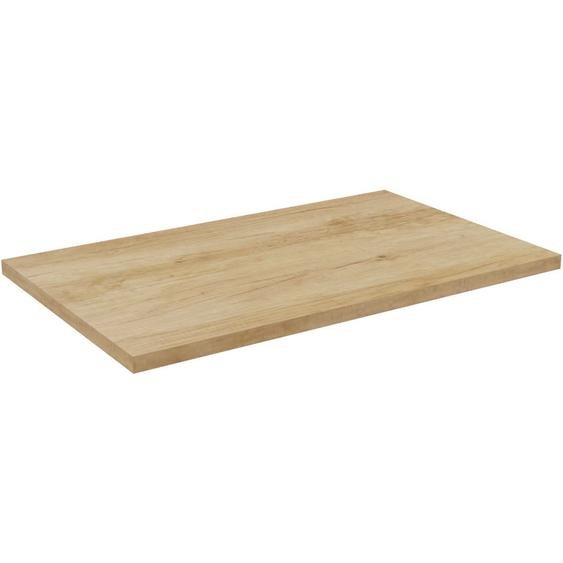 Tablette mélaminée pour armoire NF Environnement L.80 cm - Chêne Nebraska
