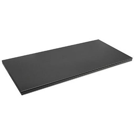 Tablette supplémentaire métallique pour armoire à rideaux - Noir - L.120 x P.38 cm