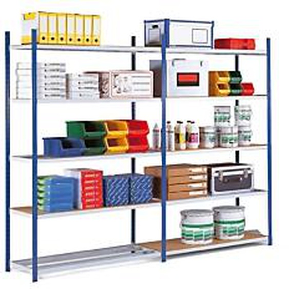 Tablette supplémentaire pour rayonnage industriel Multi Rack 200 - L. 100 x 40 cm  - lot de 2
