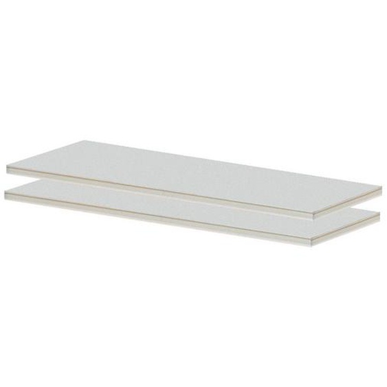 Tablettes supplémentaires pour rayonnage de bureau Polyvalent - Largeur 120 cm  - lot de 2