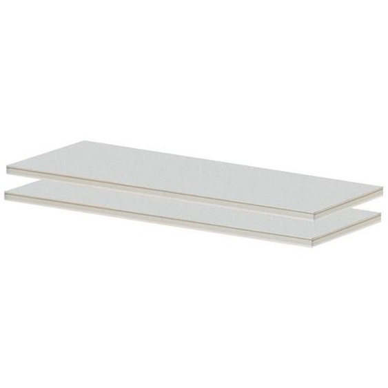 Tablettes supplémentaires pour rayonnage de bureau Polyvalent - Largeur 120 cm  - lot de 2