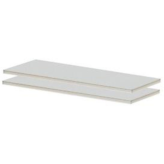 Tablettes supplémentaires pour rayonnage de bureau Polyvalent - Largeur 120 cm  - lot de 2