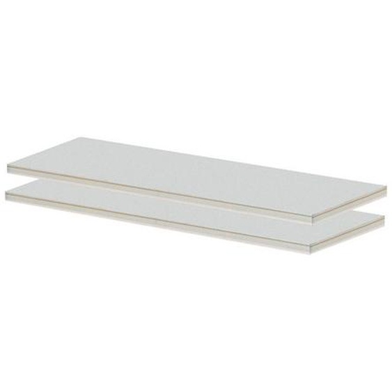 Tablettes supplémentaires pour rayonnage de bureau Polyvalent - Largeur 90 cm  - lot de 2