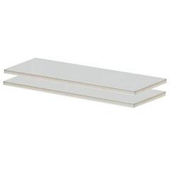 Tablettes supplémentaires pour rayonnage de bureau Polyvalent - Largeur 90 cm  - lot de 2