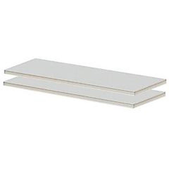 Tablettes supplémentaires pour rayonnage de bureau Starting - Largeur 90 cm (Lot de 2)