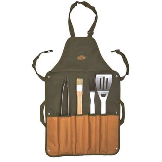 Tablier de barbecue avec ustensiles