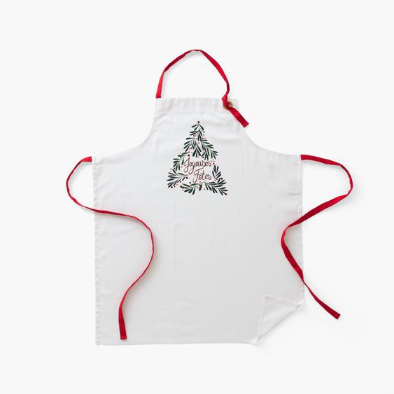 Tablier de cuisine coton Tradition écru