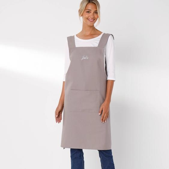 Tablier de cuisine japonais coton uni personnalisable -