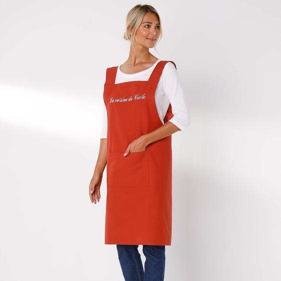 Tablier de cuisine japonais coton uni personnalisable -