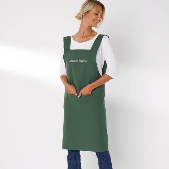 Tablier de cuisine japonais coton uni personnalisable -