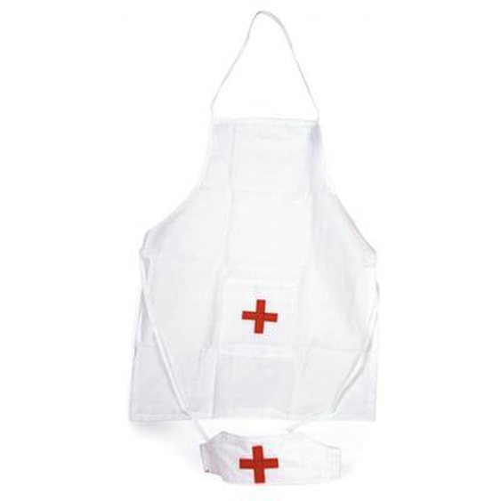 Tablier et coiffe Infirmiere