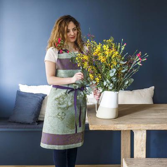 Tablier Fleurs à croquer 100% coton