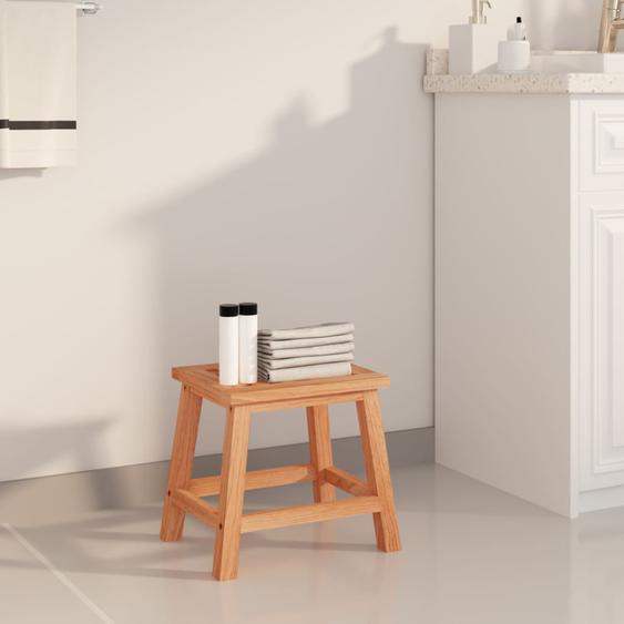 Tabouret 29x22,5x25,5 cm Bois massif de noyer