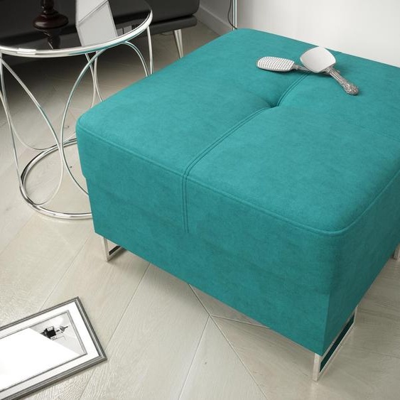 Hocker Bank Textil Stoff Holz Stil Designer Sitz Polster Bank Polster Sitz
