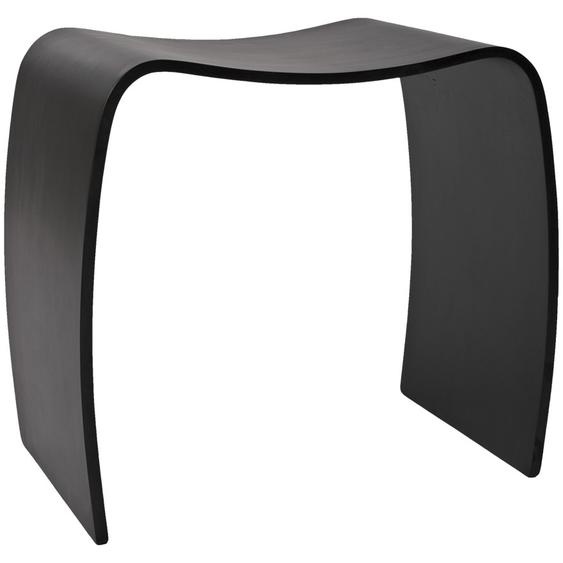 Tabouret bas dappoint MOJO en bois noir