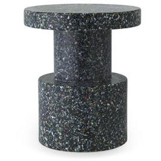 Tabouret Bit plastique multicolore / Table dappoint - Plastique 100% recyclé / Ø 36 cm - Normann Copenhagen