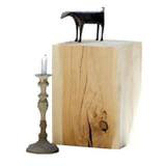 Tabouret Block - Chêne - 29 x 46 x 29 cm