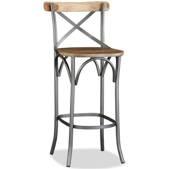 Tabouret de bar Bois de manguier massif