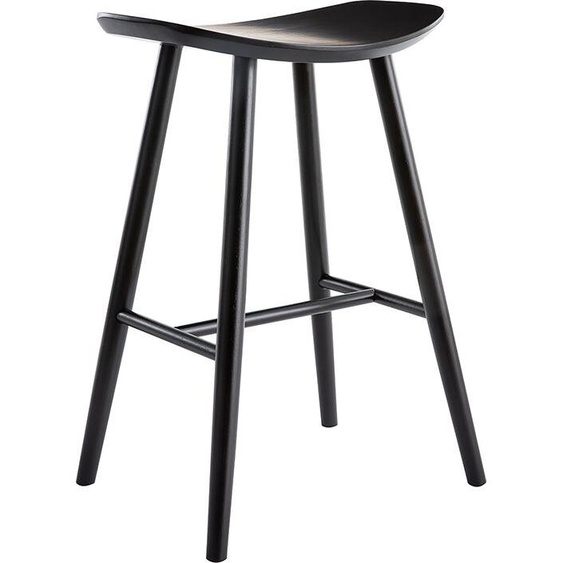 Tabouret de bar bois noir H65 cm DEMORY