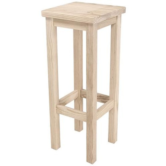 Tabouret de bar en bois droit